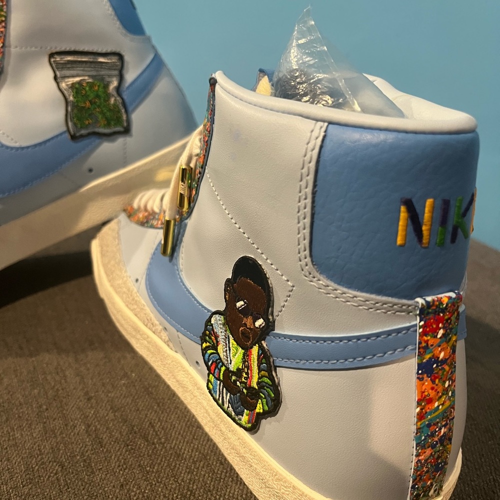 Notorious BIG Custom Nike Blazer Mid 1977 Throwback - Picture 14 of 16